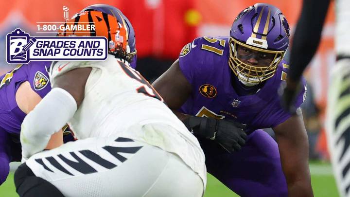 Grades & Snap Counts: Emery Jones Jr. Makes Debut vs. Bengals