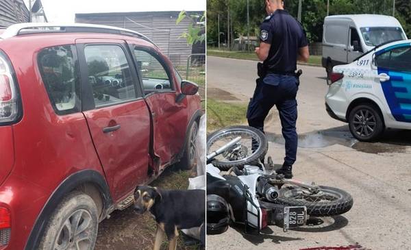 Atropelló a un motociclista y huyó a toda velocidad en la Av. 520 en La Plata: la víctima pelea por su vida
