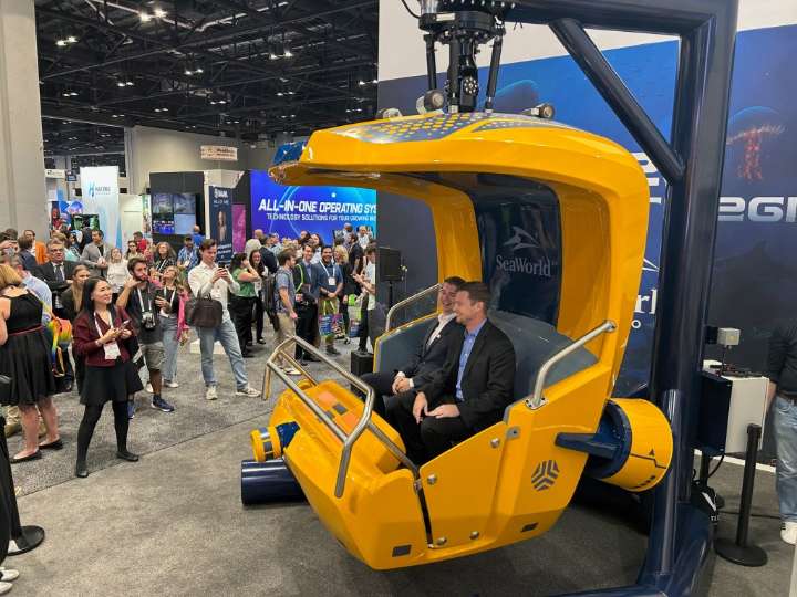 SeaWorld Orlando debuts SEAQuest ride vehicle at IAAPA Expo