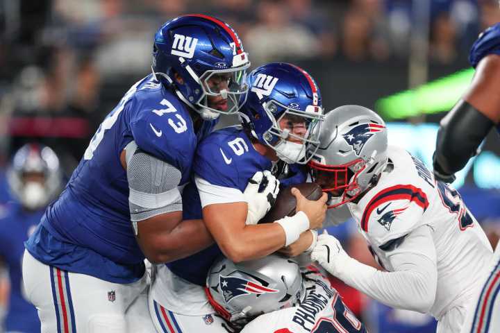 The Giants finally called it quits on offense tackle bust