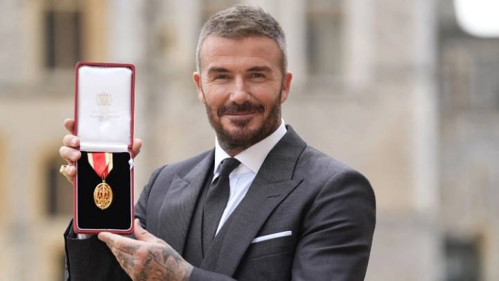 El Rey Carlos III concede a David Beckham el título de caballero