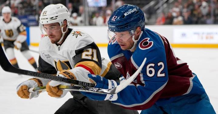Martin Necas shines in Avalanche's victory over the Golden Knights