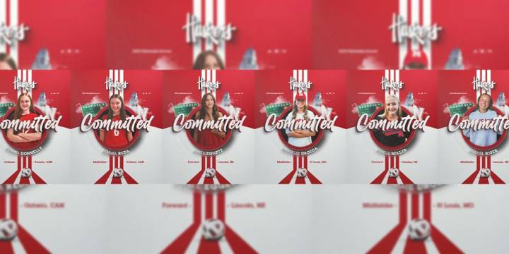 Nebraska soccer signs seven athletes for 2026