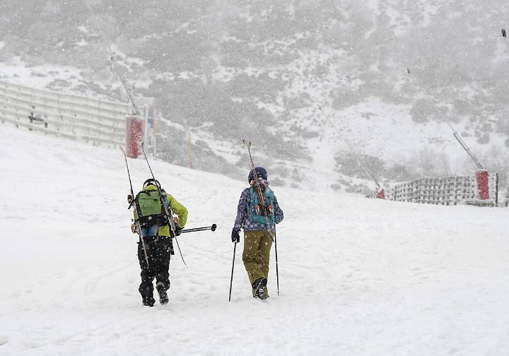 Llega a Asturias el primer temporal de frío y nieve
