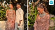 Jennifer Lopez dazzles in shiny Manish Malhotra saree at Netra Mantena's wedding