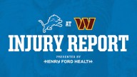 Lions at Commanders injury report: Nov. 7