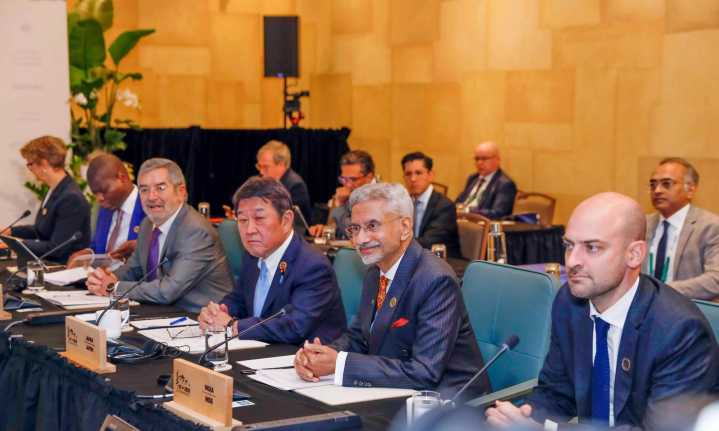 Jaishankar attends G7 FMM Outreach  Session, puts forth India’s perspective