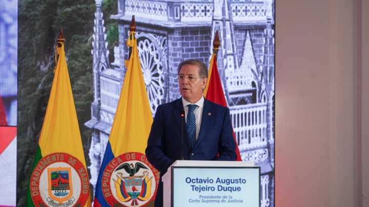 ‘La justicia enfrenta uno de sus mayores retos: la vulneración a su independencia’; Octavio Tejeiro, presidente de la Corte Suprema de Justicia