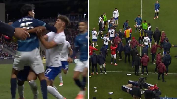 Amistoso entre Paraguay y Estados Unidos terminó en trifulca de jugadores: pelea le da la vuelta al mundo