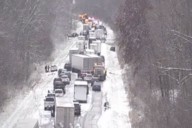 45 Vehicles Involved in Major Pileup in Indiana amid Snowy Conditions