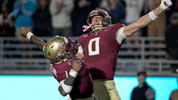 State college football wrapup. FSU wins, Florida, Miami, UCF all lose