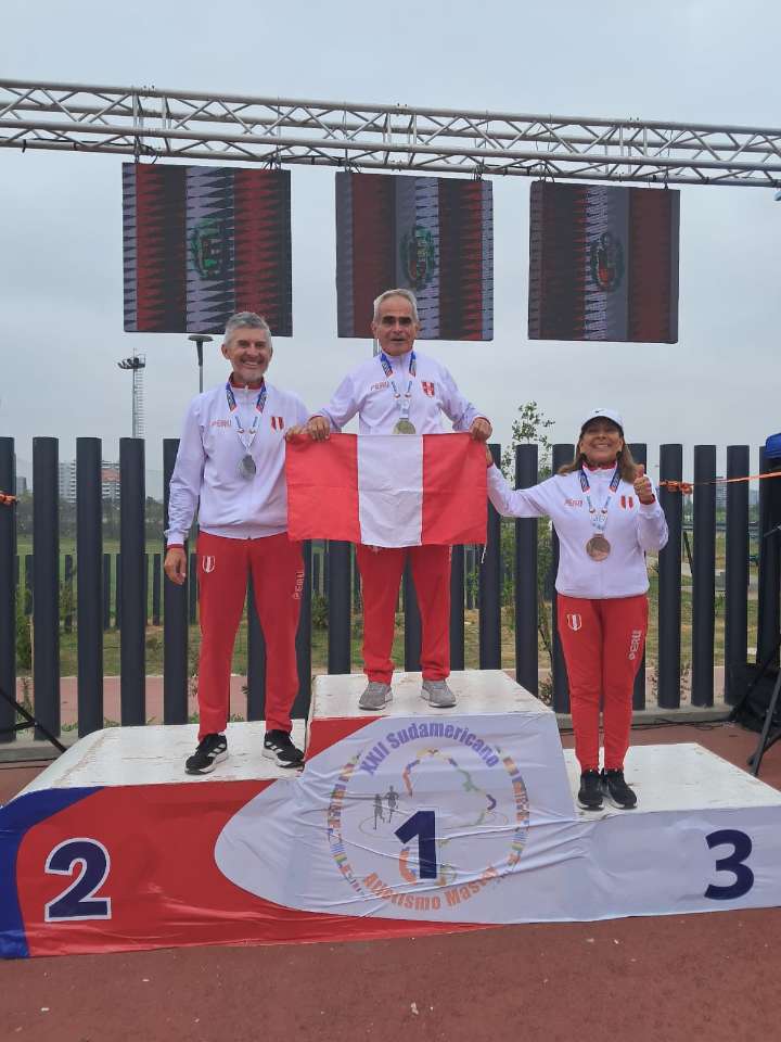 Perú logra medallas en el Sudamericano Máster que se realiza en Santiago de Chile