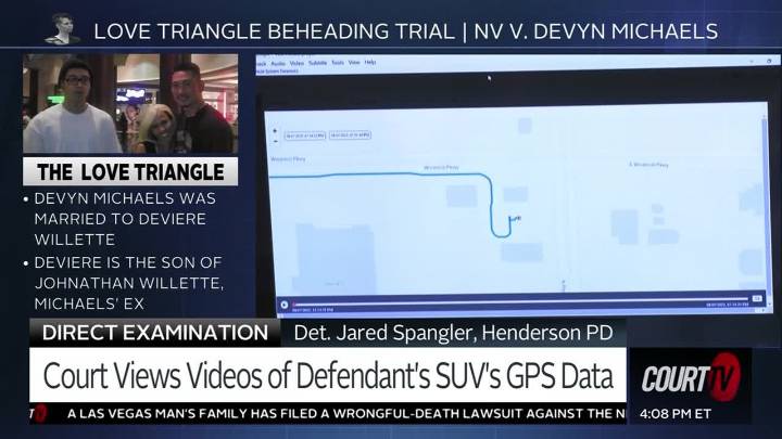 Digital Forensics Det. Analyzes Defendant Devyn Michaels’ SUV GPS Data