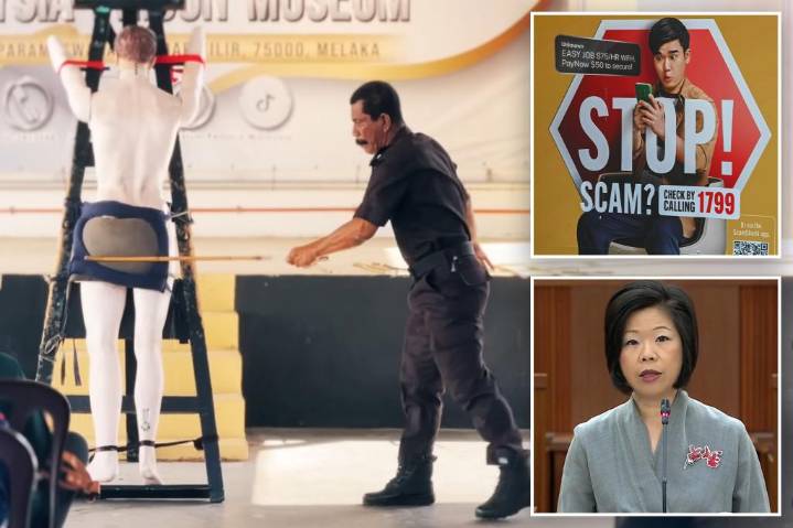 New caning penalty introduced for scammers in Singapore