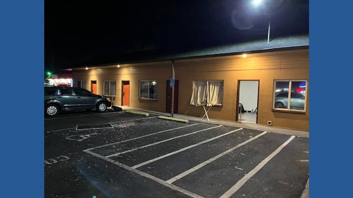 Three injured after explosion at Woodburn motel Saturday night