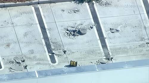 Sub-contractor allegedly tears up new Orange County parking lot over payment dispute