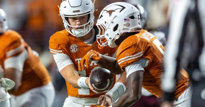 Arch Manning leads No. 16 Texas to 27-17 win over No. 3 Texas A&M, ending Aggies' perfect season