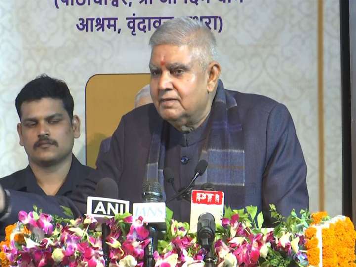 “Difficult to get out of ‘chakravyu’ of narrative…": Dhankhar