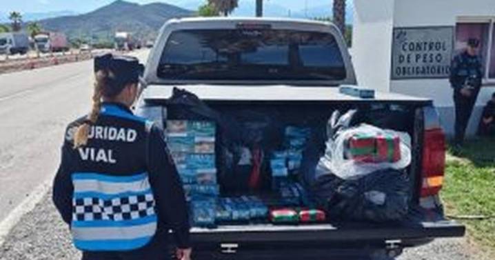 Más de 260 kilos de hojas de coca fueron secuestrados en un control vial sobre la ruta 9