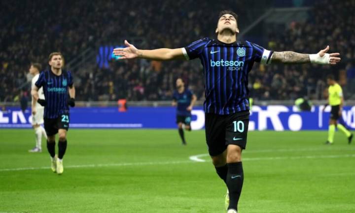 Lautaro Martínez convirtió un gol en la victoria clave del Inter ante la Lazio