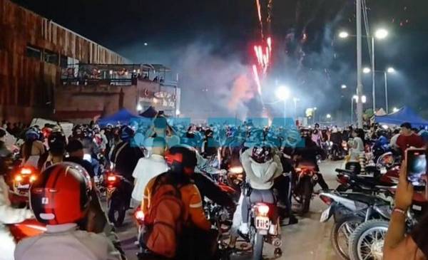Otra vez la caravana de motos generó caos, ruidos molestos y un polémico evento en la Isla Maciel