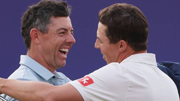 DP World Tour Championship: Rory McIlroy beaten by Matt Fitzpatrick in play-off after dramatic finish to Race to Dubai season