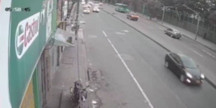 Se conoce nuevo video del fatal accidente vial del 31 de octubre que cobró la vida de dos personas en Bogotá