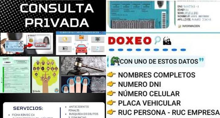 Más de 160 cuentas de Marketplace venden datos personales verificados y reales desde 10 soles