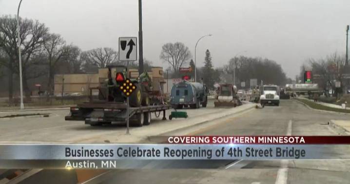 Austin businesses celebrate the reopening of the Fourth Street Northwest bridge