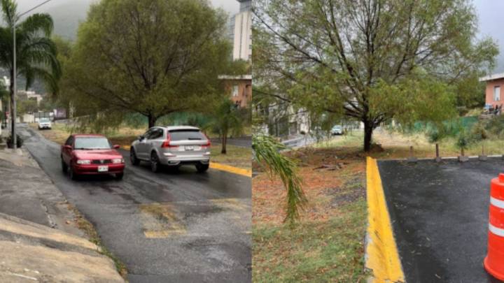 Calle inconclusa en Privada Fundadores pone en riesgo a automovilistas y peatones