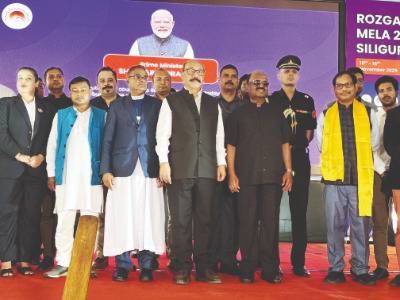 Siliguri: Guv hands over offer letters to candidates on final day of Rozgar Mela 2.0