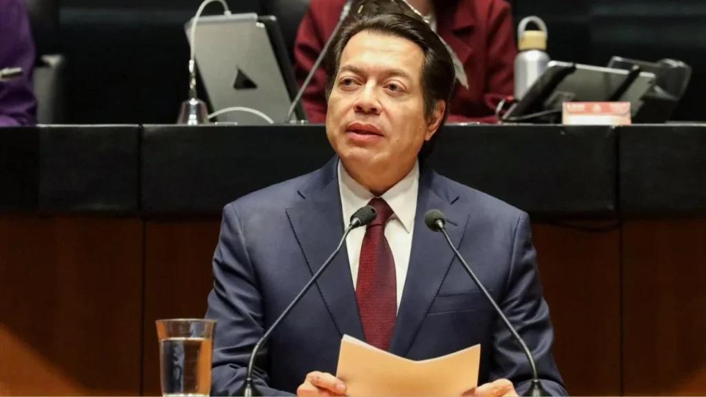 Mario Delgado comparece ante el Senado, destaca avances en Educación