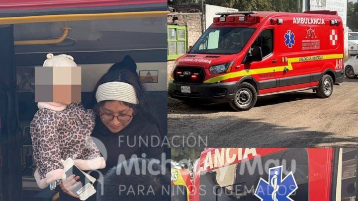 Regresa a México Jazlyn, bebé quemada en explosión de pipa en Iztapalapa