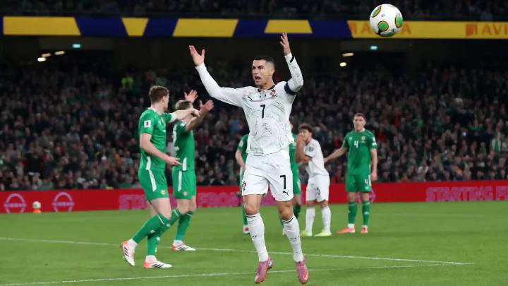 Viral expulsión de Cristiano Ronaldo y Portugal aplaza su clasificación al Mundial 2026