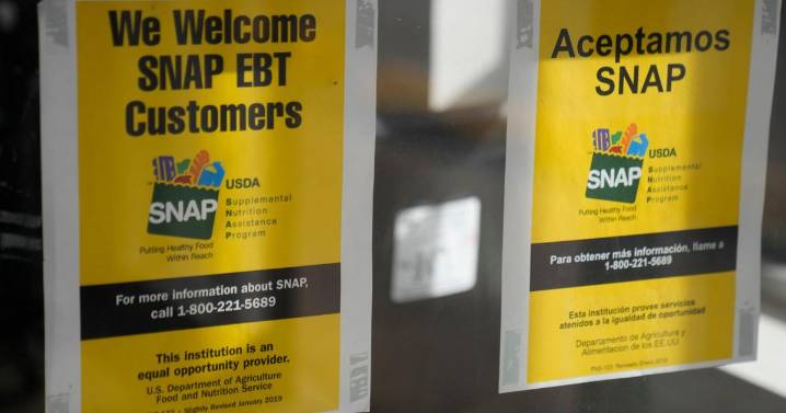 Uncertainty over federal food aid deepens as the shutdown fight reaches a crisis point