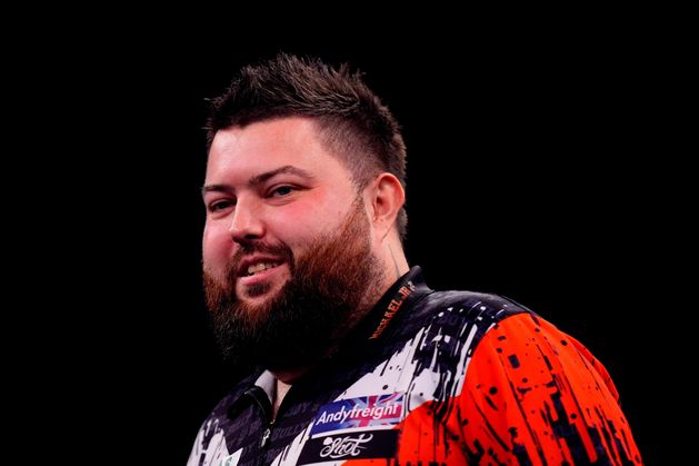 Watch: Luke Humphries and Michael Smith nearly hit nine darters in the same leg at Grand Slam of Darts