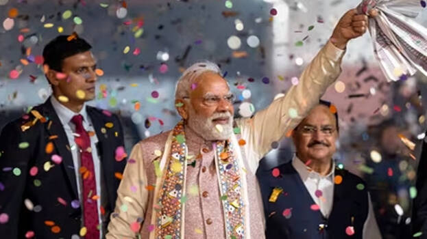 'Congress promoting negative politics’: Modi celebrates BJP’s Bihar landslide win