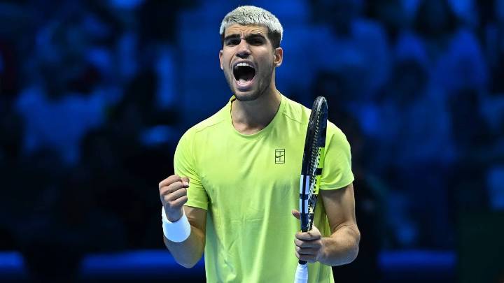 Alcaraz le ganó a Musetti en el ATP Finals y será número uno del mundo