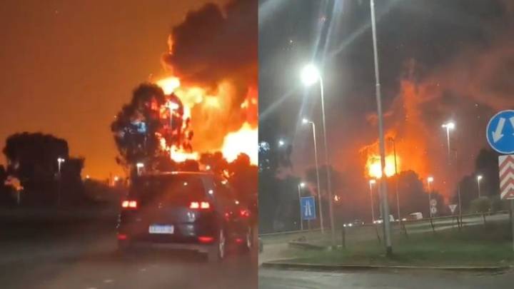 Una terrible explosión en un parque industrial provocó grave destrozos y heridos