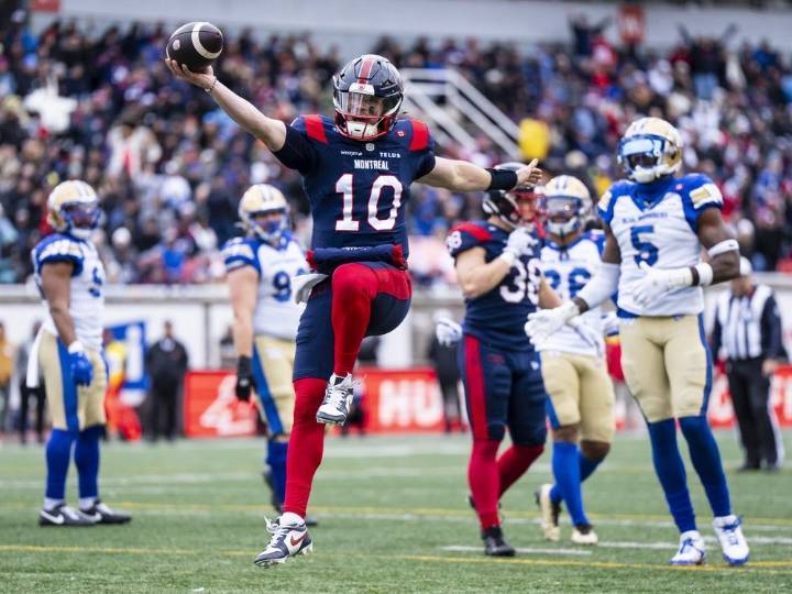 Zurkowsky: Alouettes QB Davis Alexander dazzles in playoff win against Winnipeg