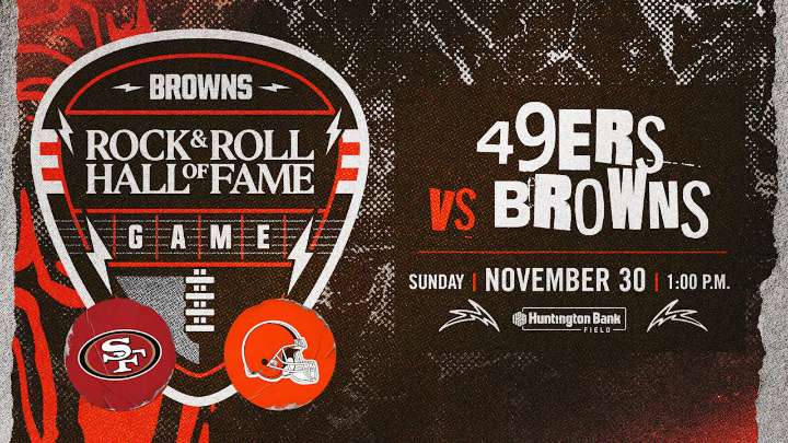 Browns to host 2nd annual Rock & Roll Hall of Fame Game against San Francisco 49ers