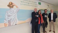 La planta de Oncología y Hematología del hospital Santa Lucía estrena murales para mejorar la estancia de los pacientes