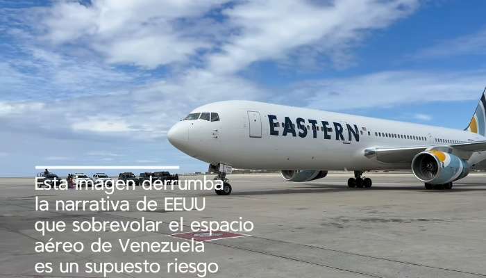 Aterriza en Venezuela un avión estadounidense con migrantes en medio de crisis de vuelos