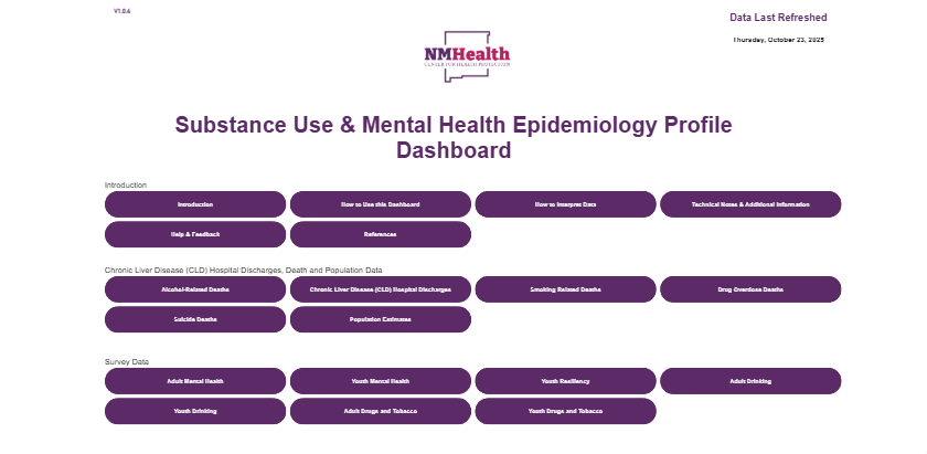 NMDOH introduces substance abuse, mental health dashboard