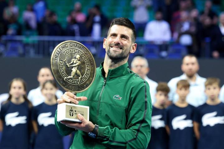 Djokovic withdraws from ATP Finals after beating Musetti to win Athens title