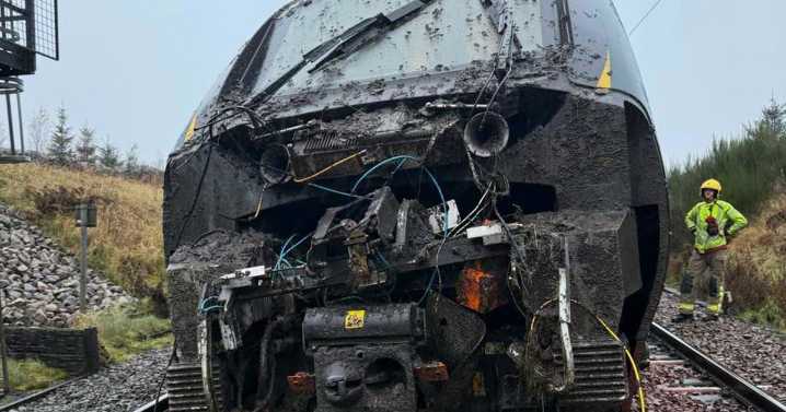 Avanti train derailment latest as four injured after 'suspected landslide'