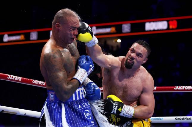 Joseph Parker facing ban after testing positive for cocaine on day of Fabio Wadley fight