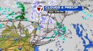 Spotty rain, snow Sunday before drier Monday