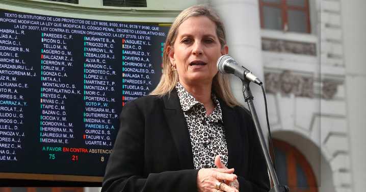 Maricarmen Alva niega que el Congreso haya aprobado leyes pro crimen: "Rechazo esa narrativa falsa"