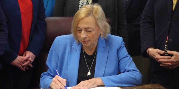Gov. Mills signs proclamation certifying 2025 state election
